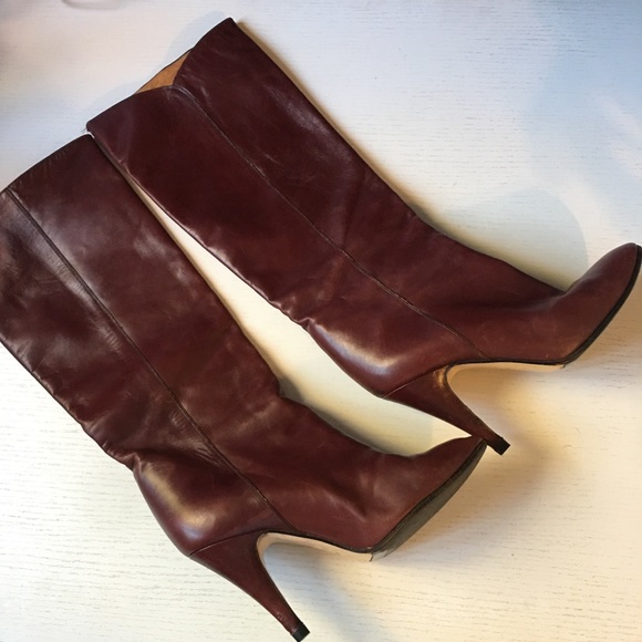 Vero Cuoio Shoes - Vintage VERO CUOIO Antonio Eboli burgundy boots